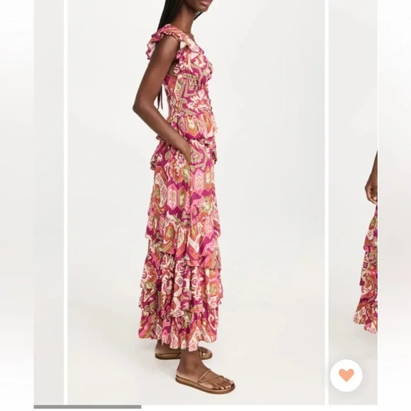 NWT Love The Label Salome Metallic Dress Size Large - Picture 9 of 14